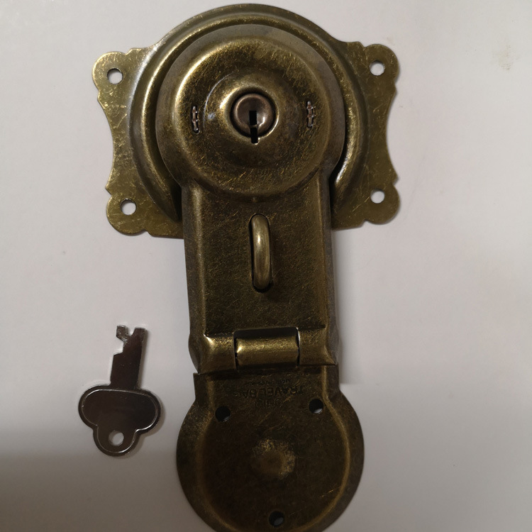 厂家直销箱包五金箱包锁皮箱五金锁木箱五金锁