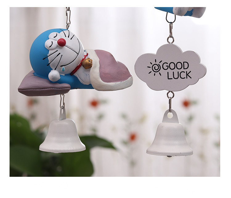 哆啦a梦风铃挂饰蓝胖子生日礼物女生卧室铃铛挂件创意叮当猫挂饰