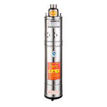 厂家销售不锈钢全自动螺杆潜水泵深井泵220V单相家用高扬程抽水泵