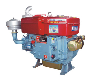 厂家批发玉柴单缸机yc190手动8kw农业机柴油发动机厂家直销广州