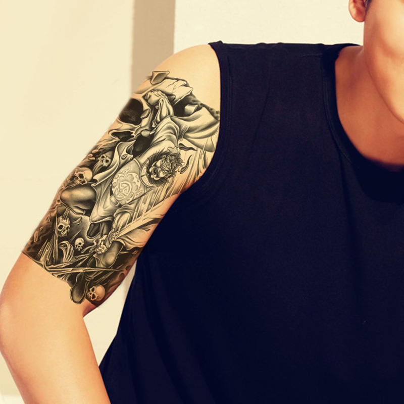 男士纹身贴半臂