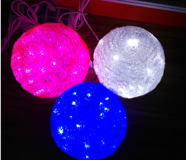 led发光圆球灯造型灯户外迎春节景观装饰灯工程塑料圆球造型灯