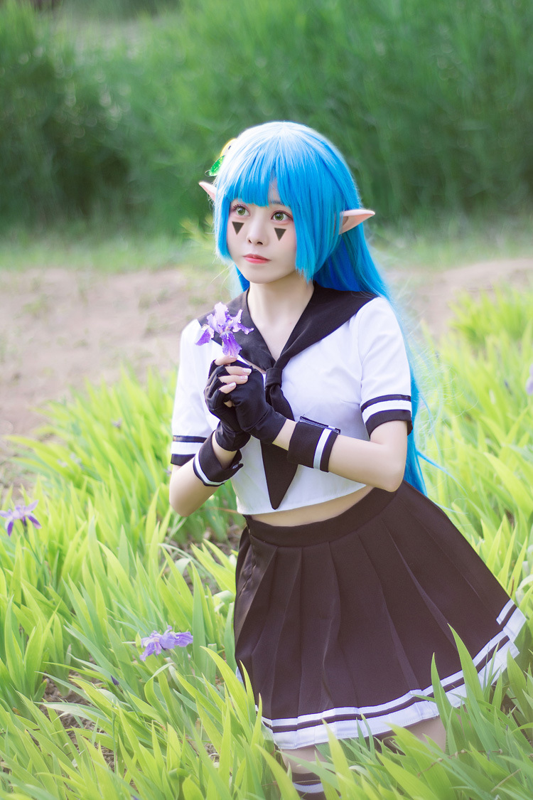 现货 凹凸世界柠檬妹动漫服 安莉洁水手服女jk制服cosplay服装