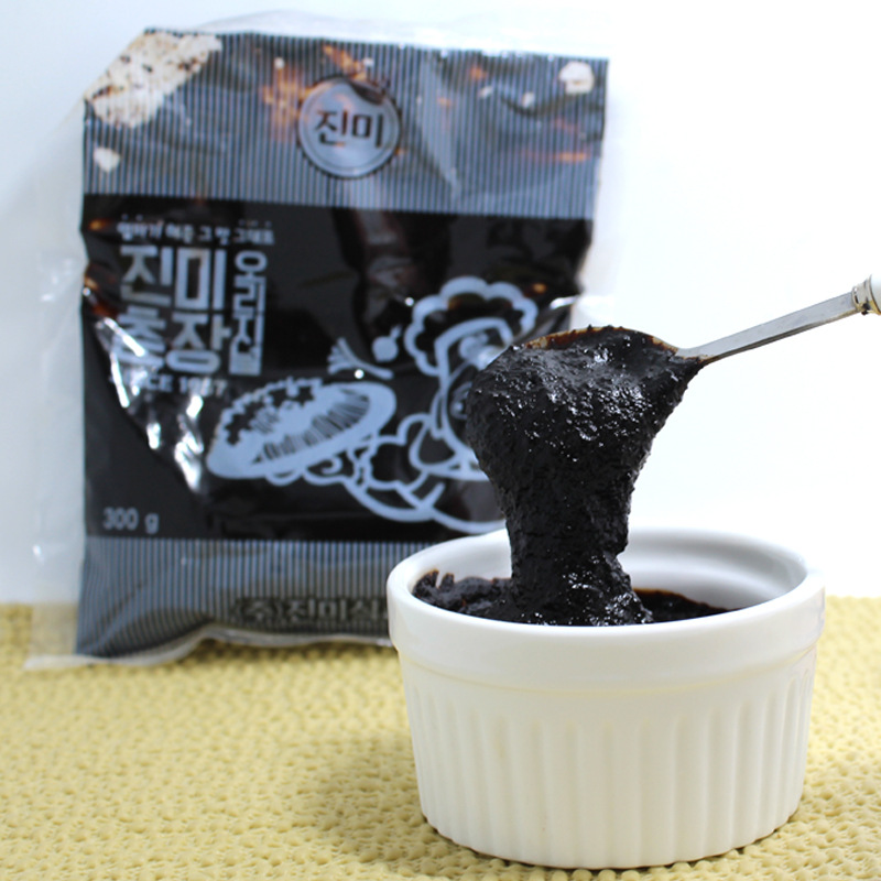 韩国进口真味春酱300g*30盒整箱炸酱面杂酱面拌面酱黑酱干淳酱