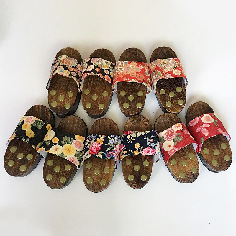 厂家批发日本木屐健身按摩木屐凉拖鞋半掌木屐日式木屐拖鞋女士