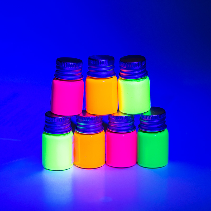 厂家直供夜光隐形墨水荧光墨水 金粉彩色墨水套装 玻璃笔墨水分装