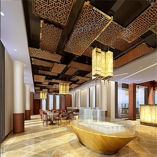 铝窗花 中式格子 铝合金花格 吊顶幕墙 定制厂家