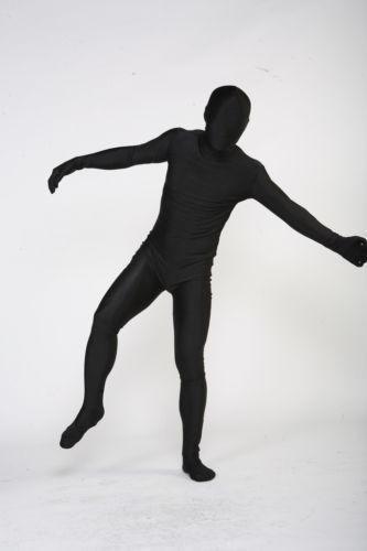 万圣节表演服装黑衣人忍者紧身衣隐身衣抠像背景cos隐身服隐形衣