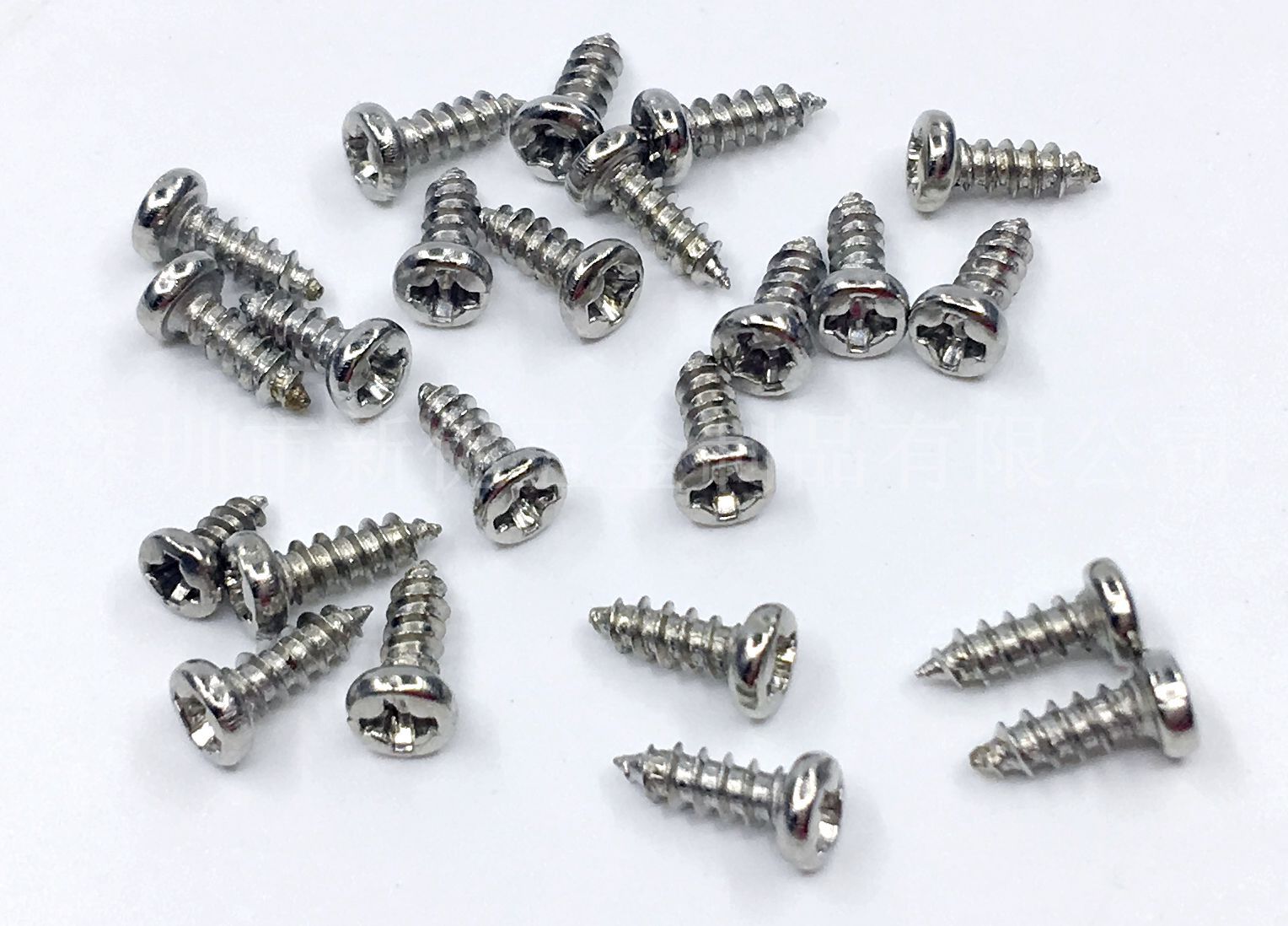 4-m4】pa镀镍十字圆头自攻电子小螺丝 盘头十字自攻螺钉