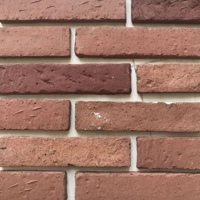 外墙陶土文化砖 手工做旧红色仿古砖 仿古红色烧结陶土条砖文化石