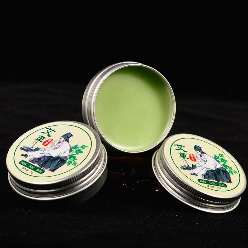 厂家批发艾草精油香膏艾草膏清凉油艾灸伴侣驱蚊艾灸膏艾叶风油精