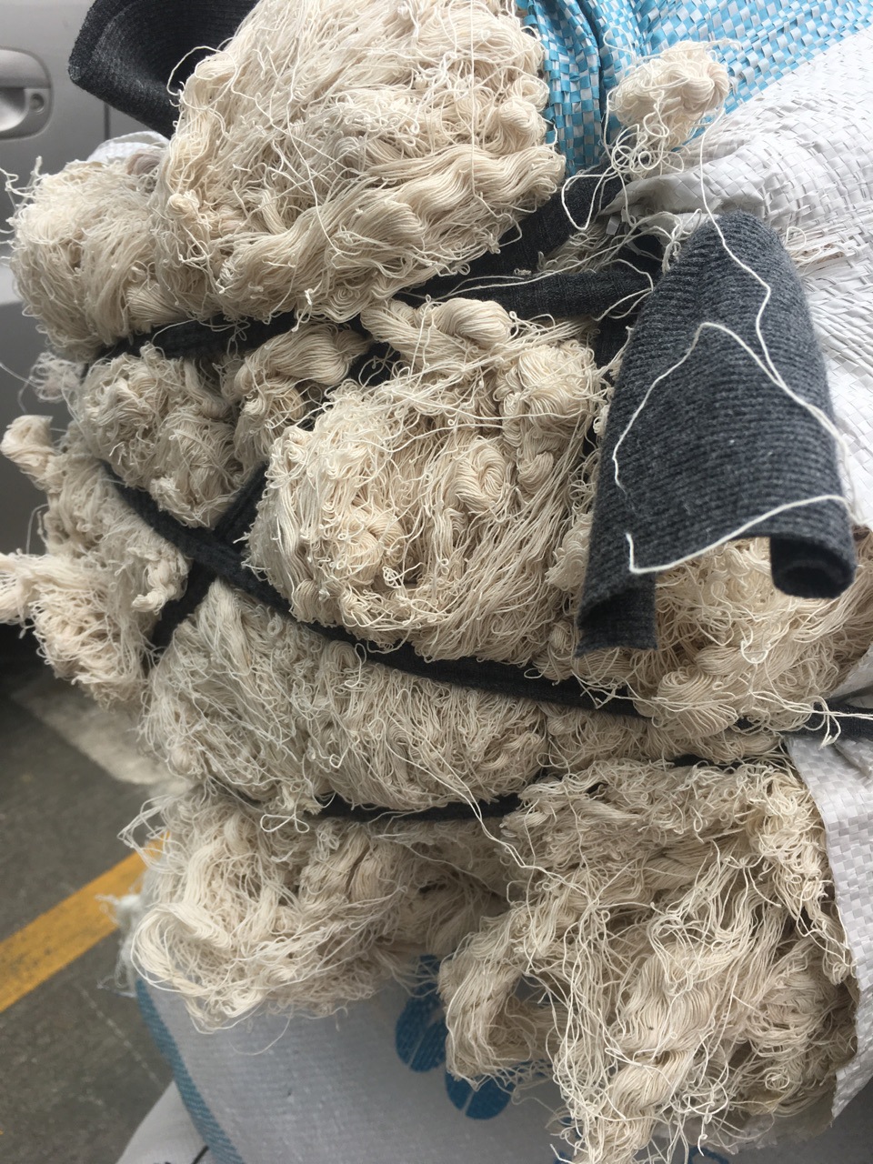 杂色擦机纱原纱工业棉丝破布棉纱棉丝吸油布擦机器花色棉四川成都
