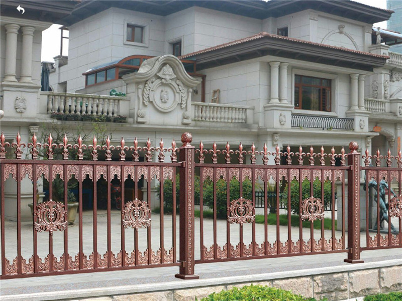 铝艺围墙护栏 欧式铝艺护栏 铝艺庭院防护栅栏厂家直销加工定制