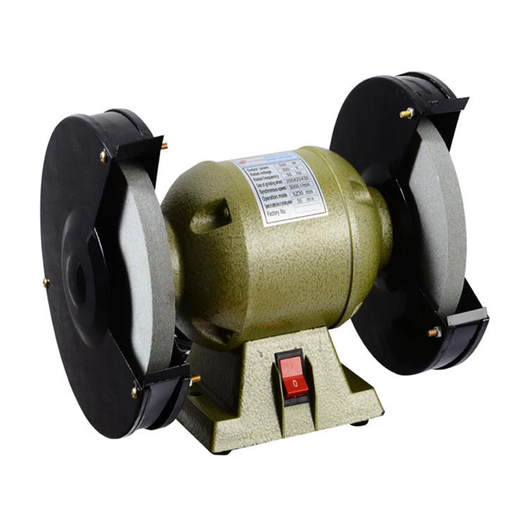 6寸8寸电动砂轮机 磨刀机钻头家用打磨机 小型台式磨砂机