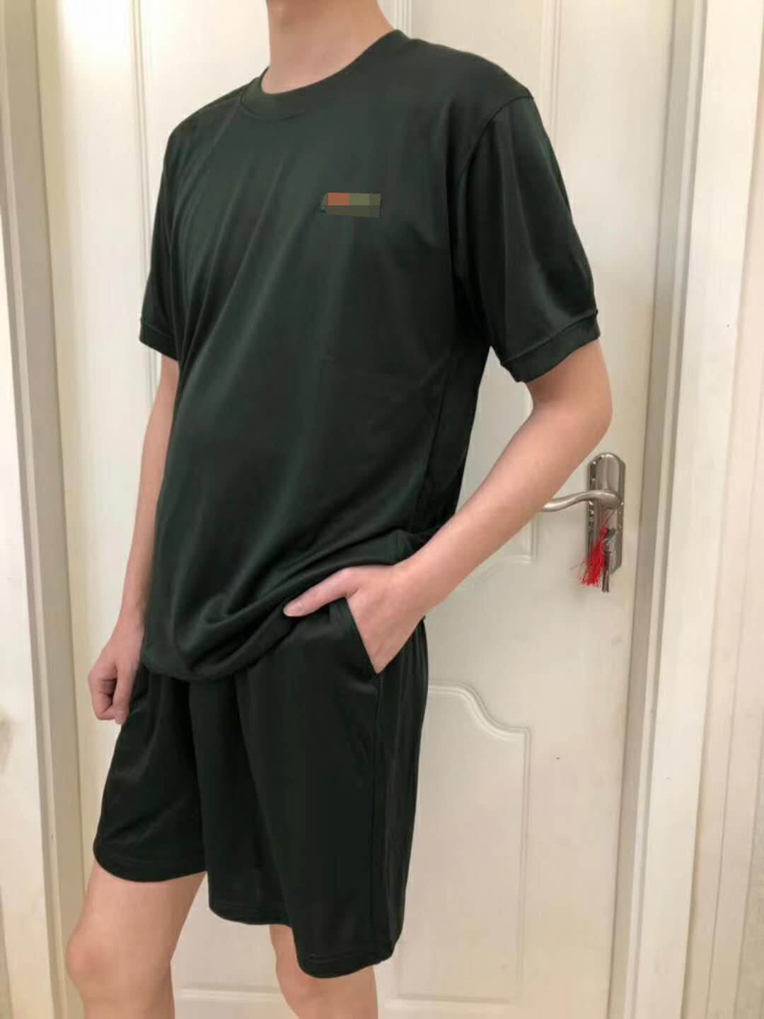 正品配发17体能服夏季短袖作训服速干短袖t恤套装新式消防作训服
