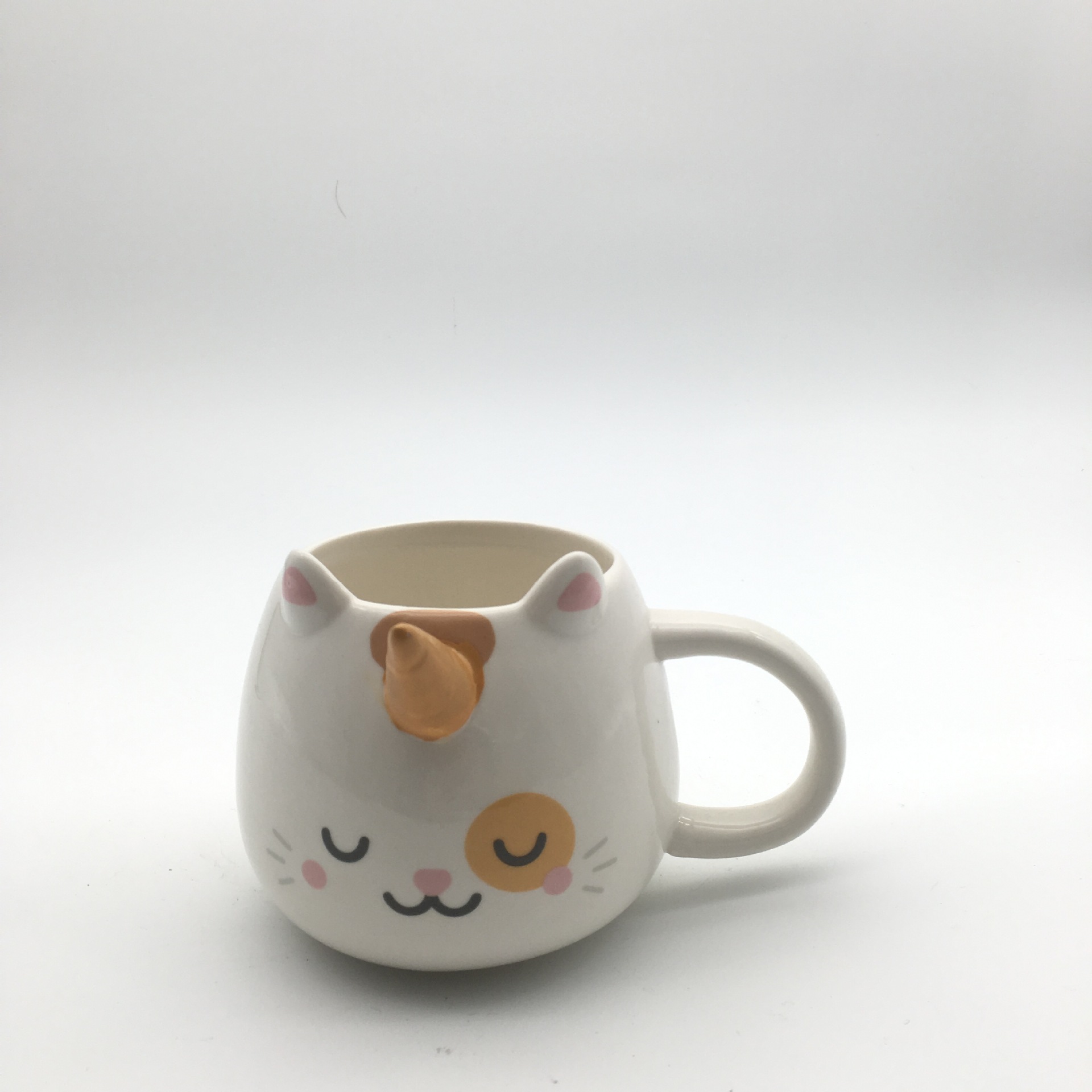 独角兽马克杯定制 陶瓷水杯卡通独角兽杯子创意陶瓷工艺马克杯