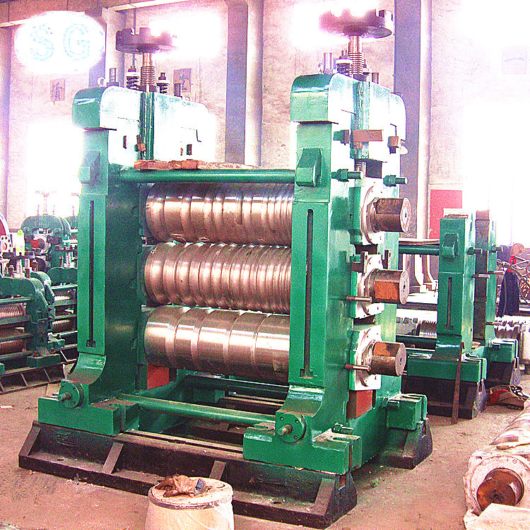 小型轧钢机 250型连轧机组旧材改制螺纹钢和角钢