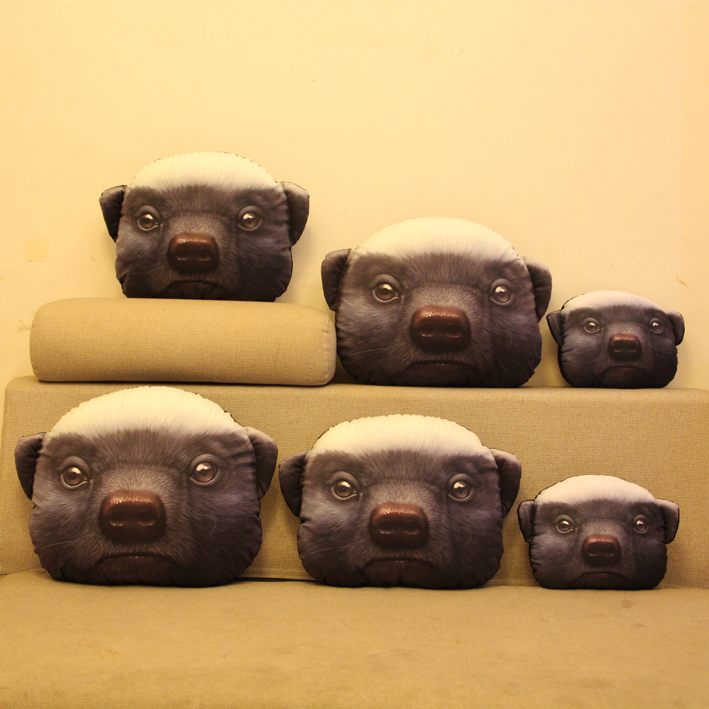 生日礼物3d神烦狗滑稽狗头抱枕座垫靠背靠枕抱枕搞怪枕头狗年
