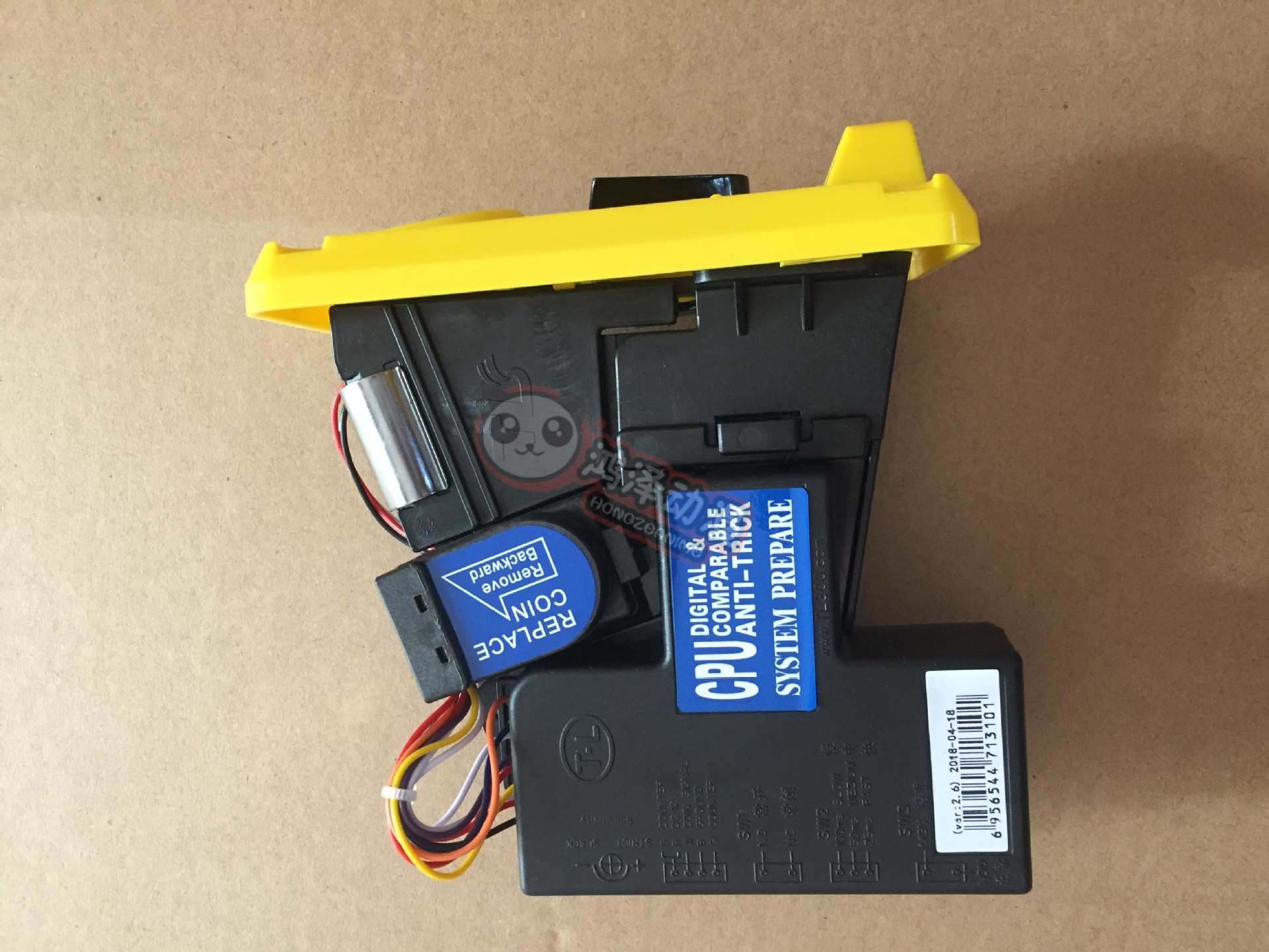 游戏机通利tw-131侧投投币器游艺机斜投防假币斜投投币器通利品牌