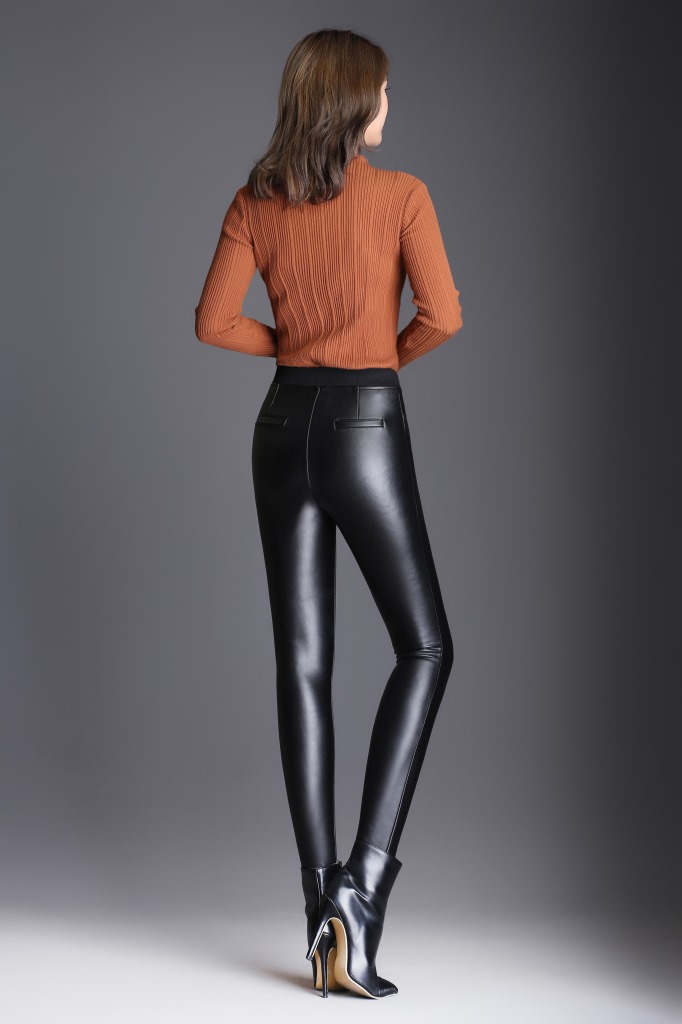 2019秋冬新款女式真皮皮裤修身显瘦绵羊皮小脚铅笔裤加绒打底裤女