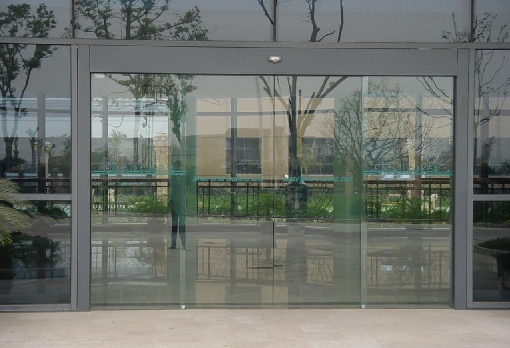 松下感应自动门包安装 深圳粤祥松下自动门不锈钢感应门禁自动门 深圳