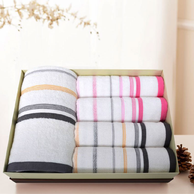 毛巾礼盒五件套图片