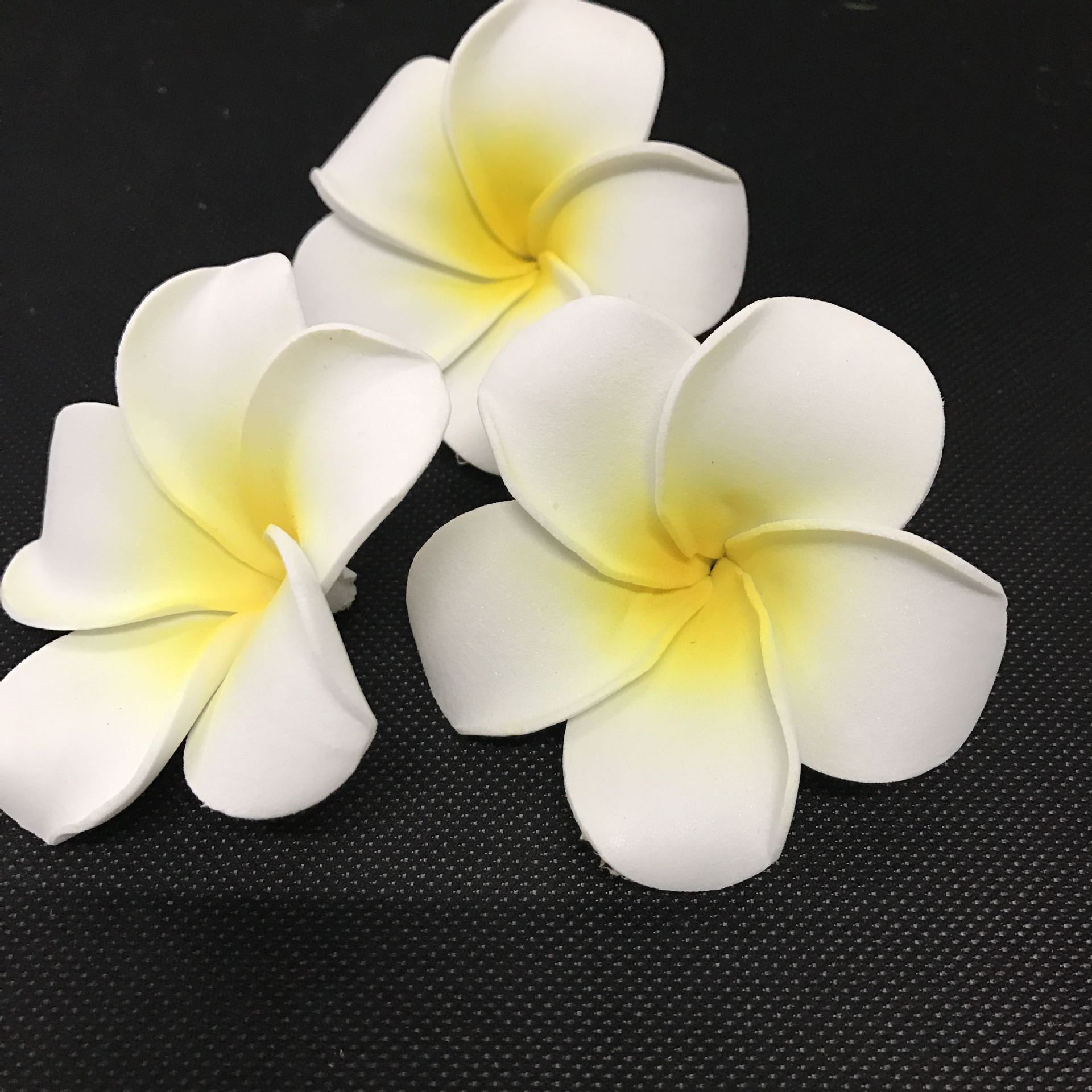 夏季海边沙滩度 鸡蛋花发夹边夹头饰盘发 饰品 拍图写着泳衣赠品