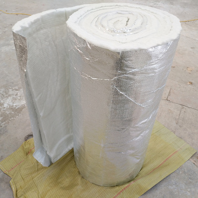 铝箔无碱玻璃纤维针刺毡 耐高温防火玻纤毡 建筑材料批发针刺毡