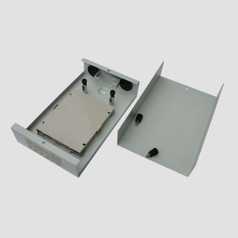 光纤终端盒 直出尾纤盒 小迷你12芯 光缆终端盒12芯熔接盒熔纤盒