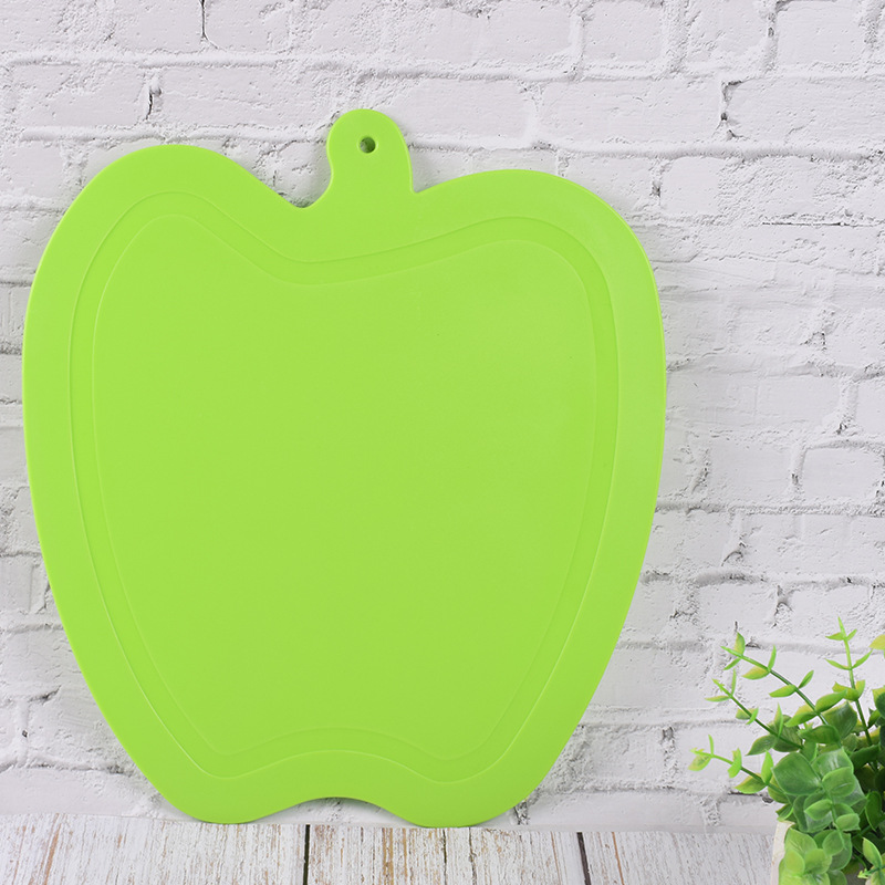 Big Apple Food Grade Pp Baby Food Supplement Chopping Board Kitchen Chopping Board Thin Big Apple Fruit-Shaped Chopping Board