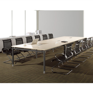 会议桌 简约 现代 钢架