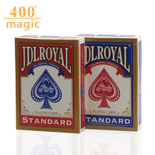 新版魔术扑克牌 练习牌近景400magic 魔术道具红蓝宽牌扑克批发