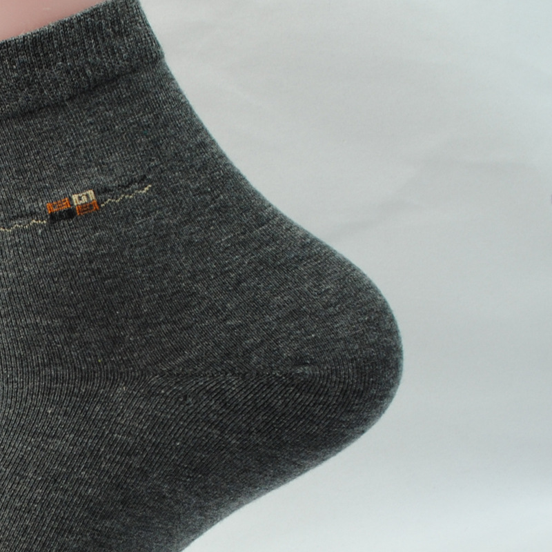 铭皓东北棉袜男商务中筒袜子春秋中厚运动吸汗黑色白色袜子