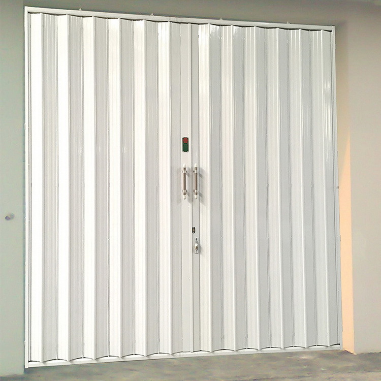 铁拉闸门全封闭坚固防盗拉闸门不锈钢拉闸门折页门仓库和谐拉闸门