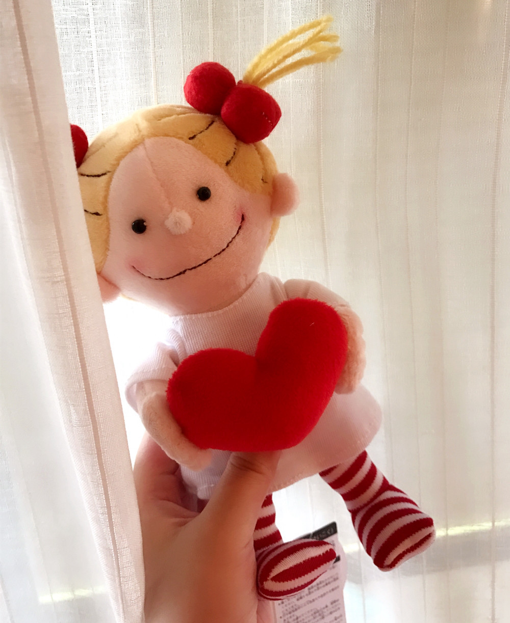 ins外贸coco酱女孩钥匙扣小公仔安抚布娃娃儿童毛绒玩具来样定制