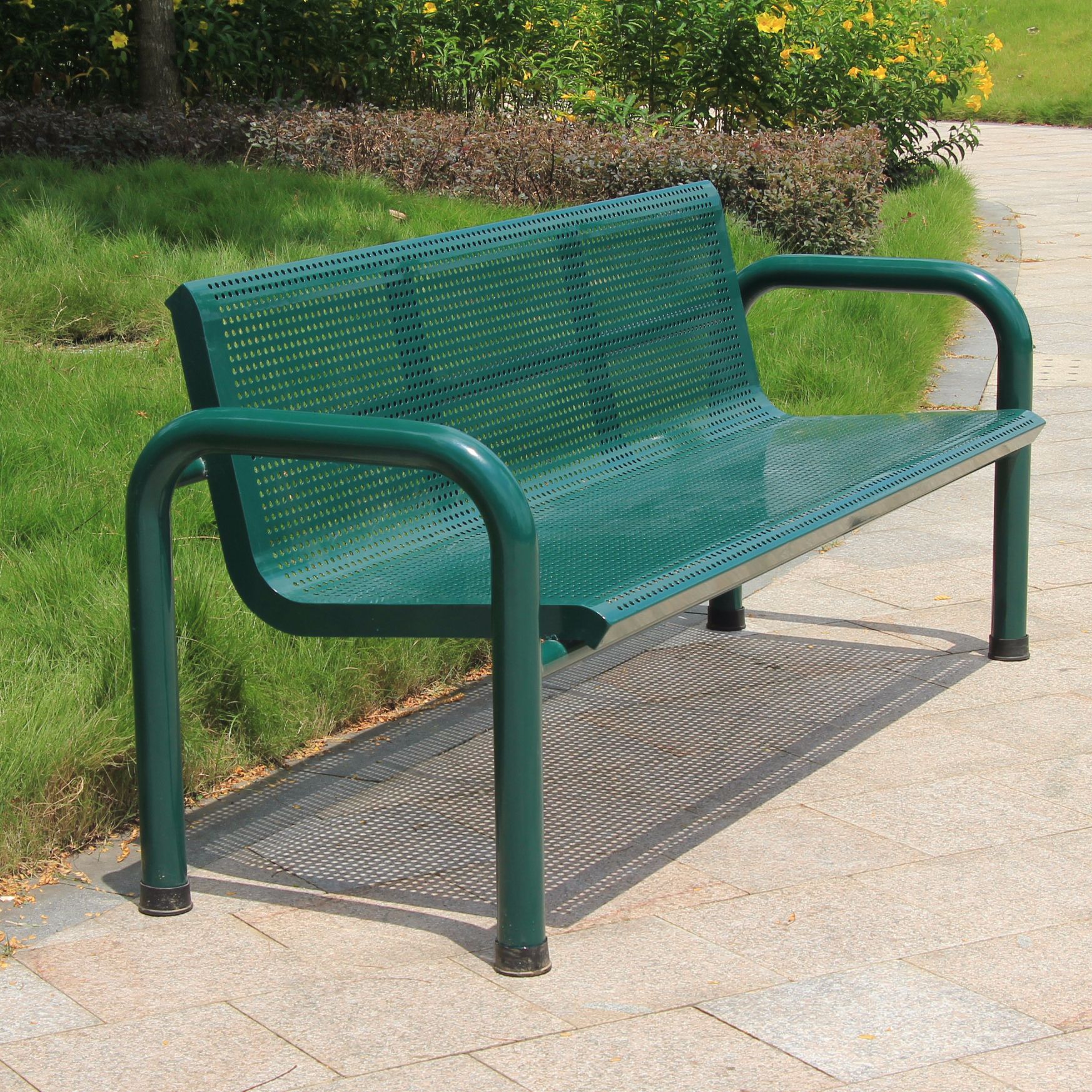 厂家直销广场镀锌长椅 户外排椅 园林休闲椅 公园观景长椅现货