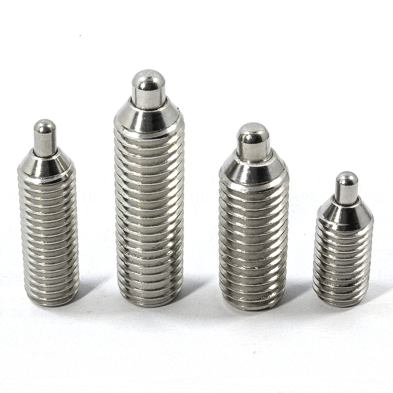 定位销 不锈钢304 m4m5m6m8m10m12内六角弹簧顶丝 弹簧柱塞