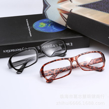 厂家直供新款学生平光镜 复古潮流时尚平光镜 男女同款塑料眼镜
