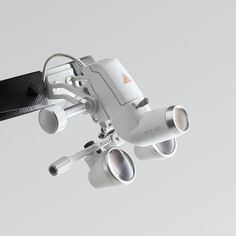 heine手术头灯 ml4led超轻高亮头戴式50000lux 德国进口