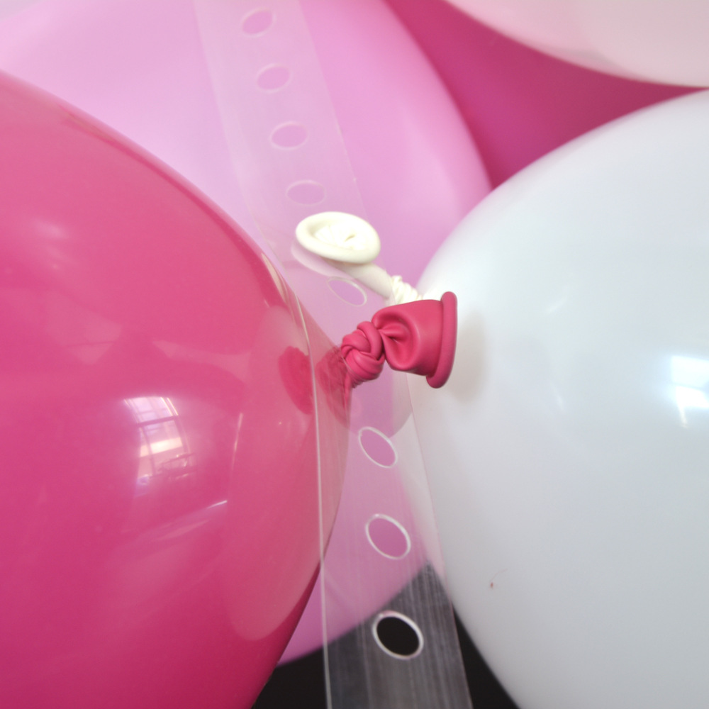 5米不规则塑料气球链 气球连接条 生日派对婚庆拱门气球固定工具