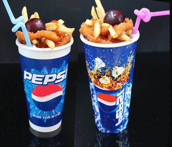 韩国炸鸡可乐杯拖 炸鸡碗 牛排杯托碗 创意杯小吃杯1000只包邮