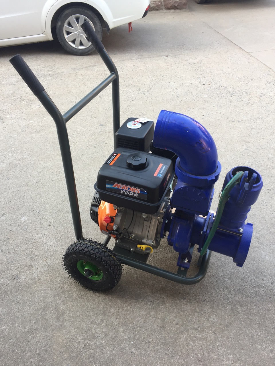 190汽油机5寸压井离心大流量农用汽油机抽水泵