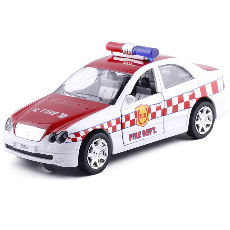[散]蒂雅多1:32警车110合金玩具车小汽车模型轿车 儿童玩具6050