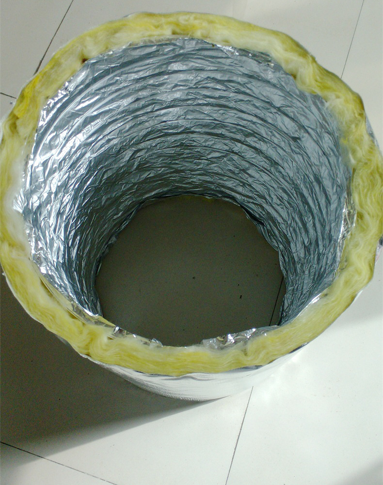 圆形铝箔布软管 保温伸缩软管布箔软管空调通风管