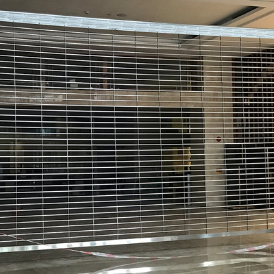 201 304不锈钢卷闸门通花卷帘门镂空拉闸门通风电动卷拉门防盗门