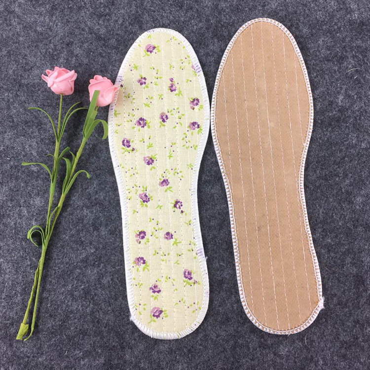 Factory Wholesale Fragrance Insole Deodorant and Breathable Perspiration Absorbing Cotton Cloth Insole Men and Women Violet Deodorant Sports Insole