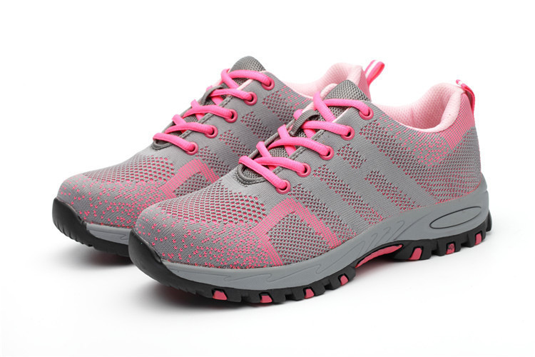 女士劳保鞋轻便透气钢包头防砸防刺穿 休闲运动工作安全鞋