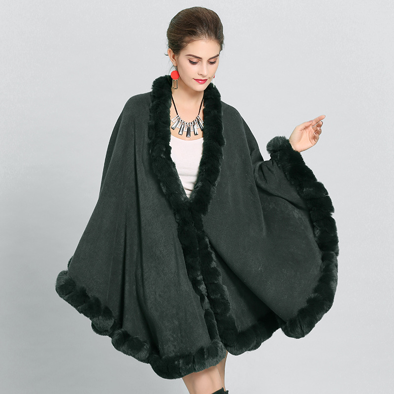 Live Broadcast Supply New Arrival of Autumn and Winter Scarf Shawl Cape Shawl Oversized Knit Shawl Cape Factory Direct Sales 1388