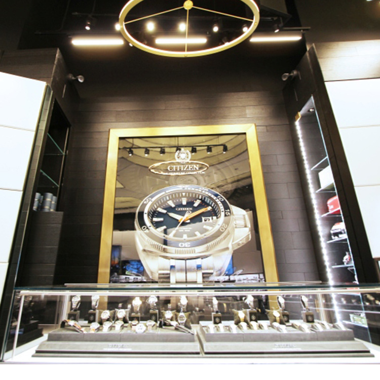 厂家直销精品手表柜台展示高档亚克力饰品玻璃展示柜珠宝展柜定做