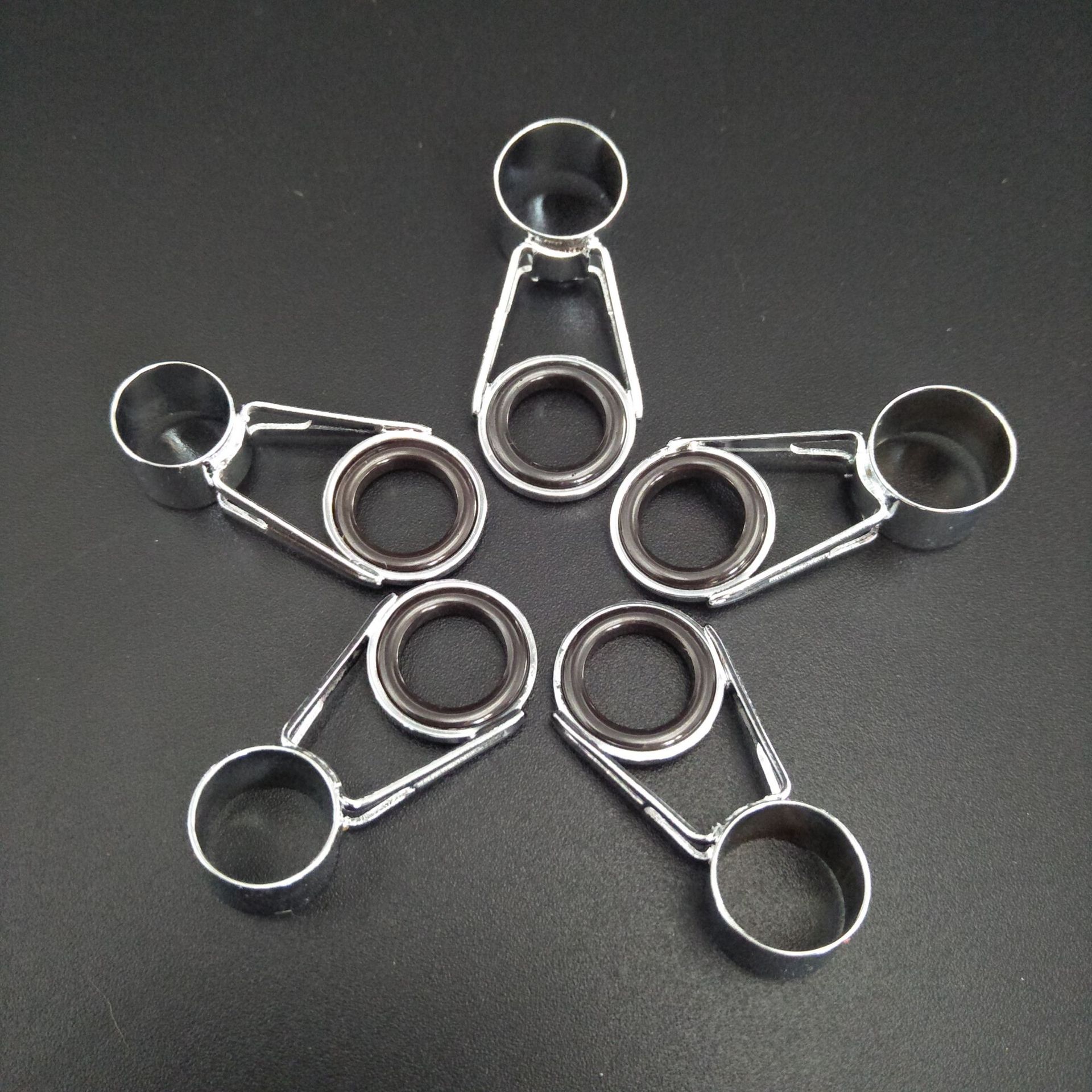 不锈钢海竿导环导线环抛竿导眼配件海杆陶瓷过线环8.5-10.5mm